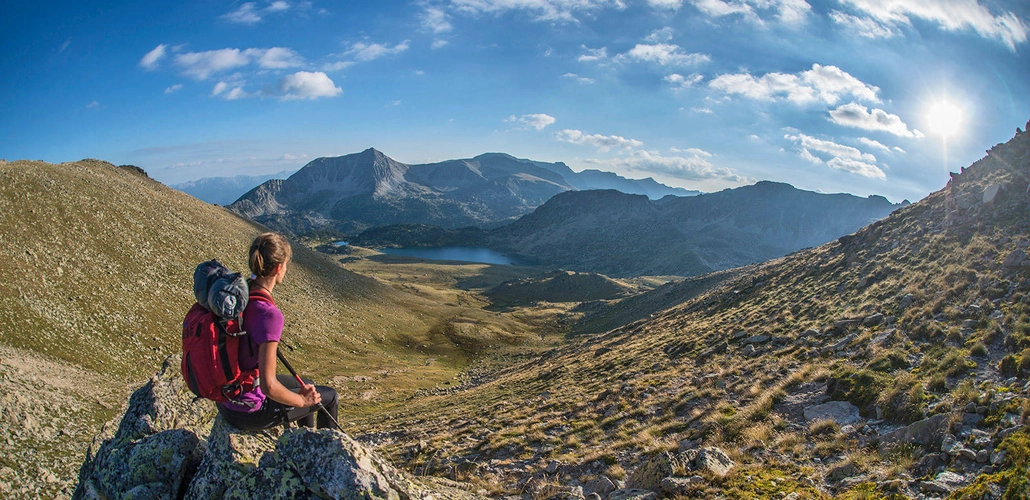 Wanderpause mit Ausblick - Andorra Turisme - © Andorra Turisme