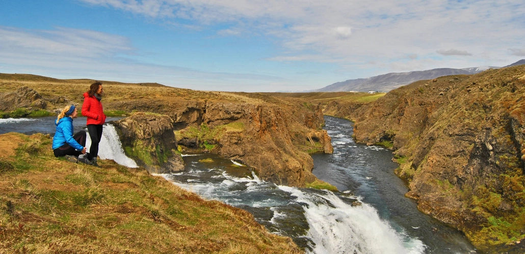 Wasserfall Reykjafoss am Fluss Svarta - Melanie Nöllen