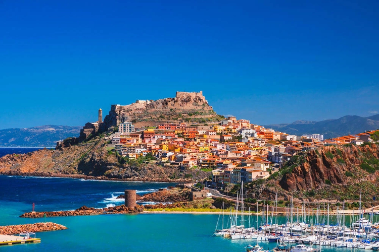 Blick auf Castelsardo -