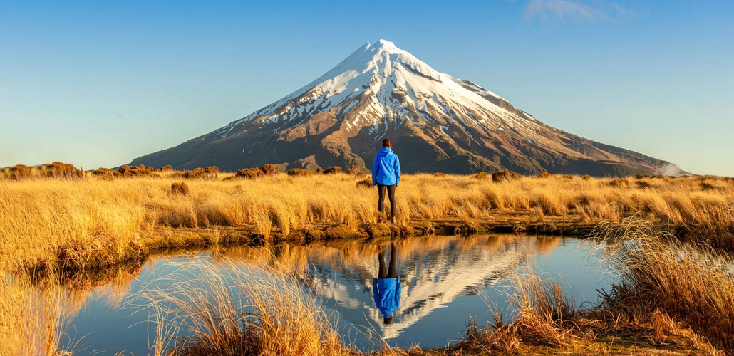 Blick auf den Mount Taranaki - Jonas Bohndorf