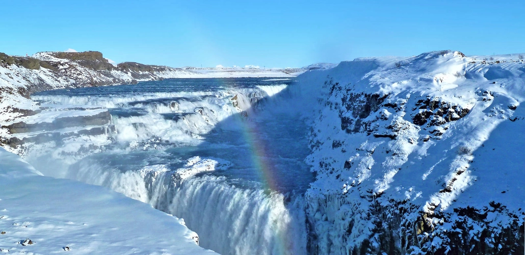 Der Gullfoss im Winter - Birgit Schröder