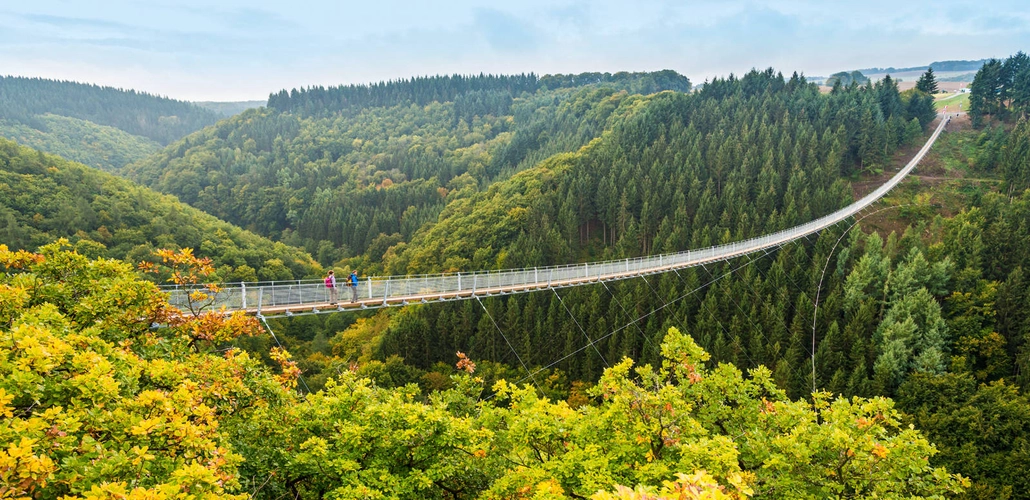 Die Hängeseilbrücke Geierlay im Hunsrück - Dominik Ketz - Dominik Ketz / Rheinland-Pfalz Tourismus GmbH