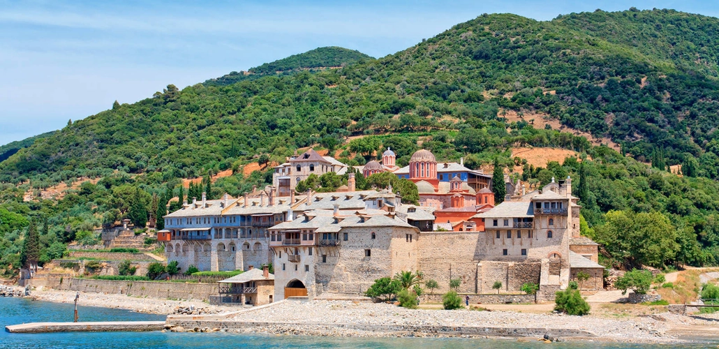 Kloster Xenofontos auf der Athos-Halbinsel - N. Pavlakis