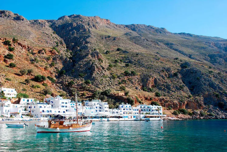 Morgenstimmung in Loutro - Inge Trefz