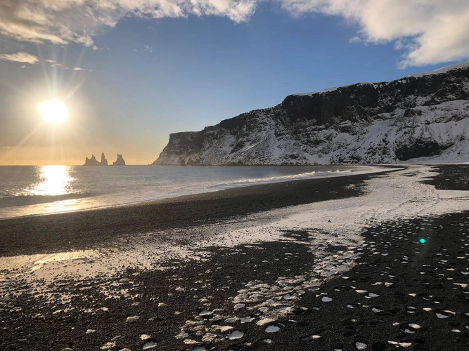 Schwarzer Sandstrand Vik - Henning Ludig