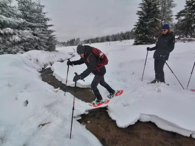 Schneeschuhwandern im Erzgebirge - Martin Polak