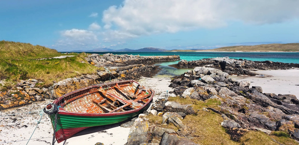Strandlandschaft Hebriden - Cath Evans - ©Cath Evans/Loop Images/laif