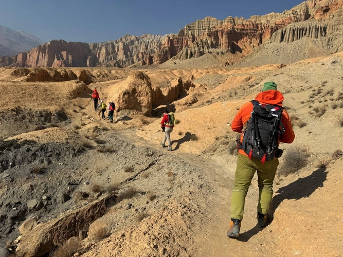 Wanderung nach Dhakmar in Mustang
