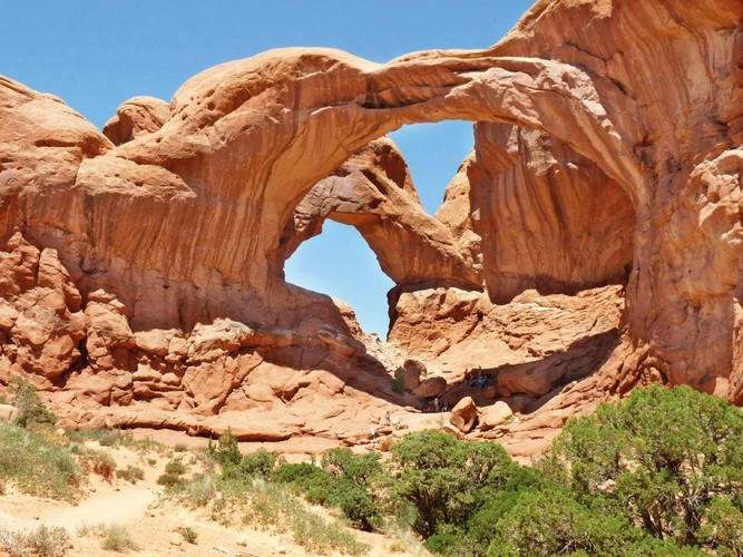 Sandsteinbögen im Arches NP