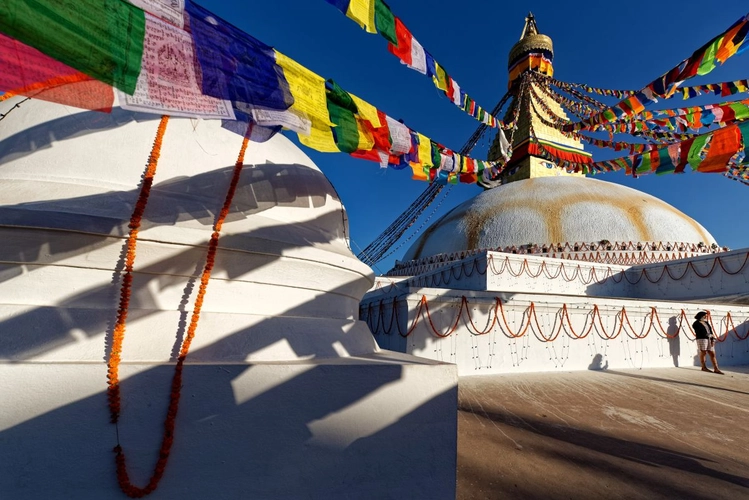 Buddhistischer Stupa Boudhanath in Kathmandu