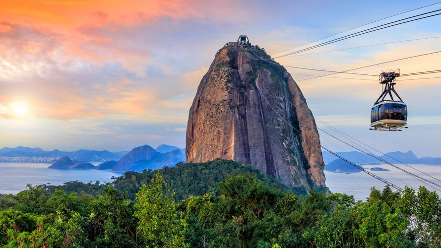 Seilbahn auf den Zuckerhut in Rio de Janeiro