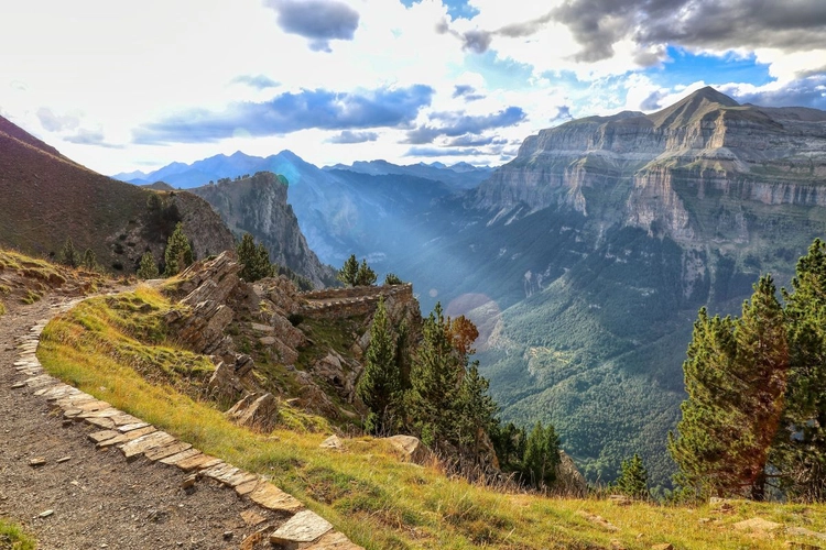 Aussicht im Ordesa-Nationalpark, Pyrenäen