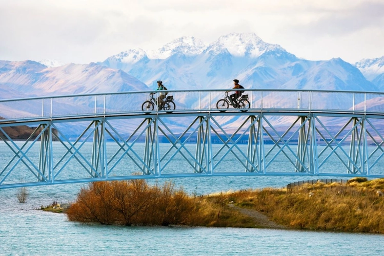 Fahrradtour am Lake Tekapo
