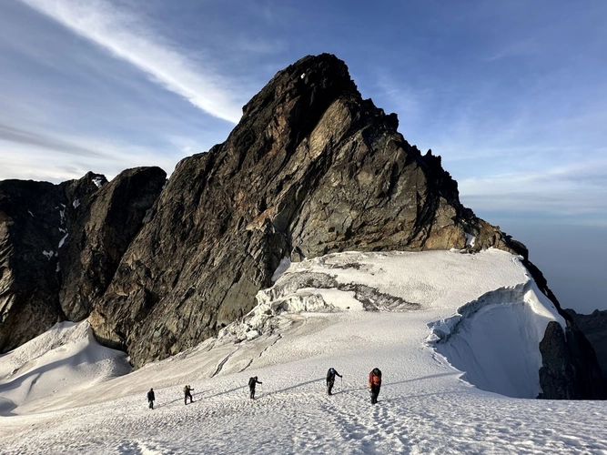 Gipfelsturm zur Margherita-Spitze