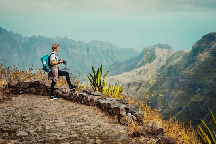 Blick in die Täler von Santo Antao