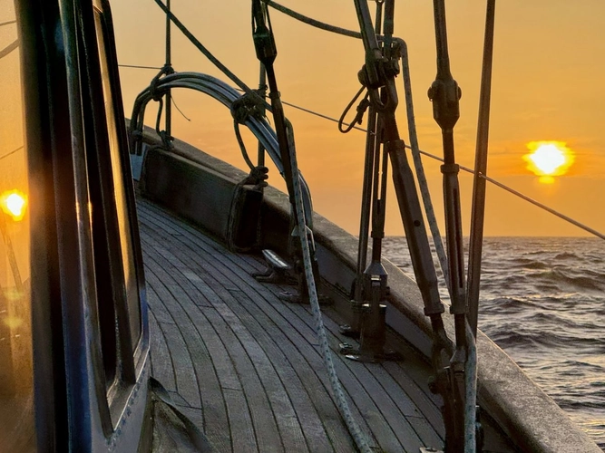 Lichtstimmung an Deck