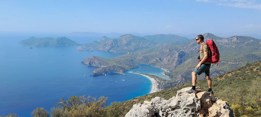 Ausblick in die Ölüdeniz-Bucht
