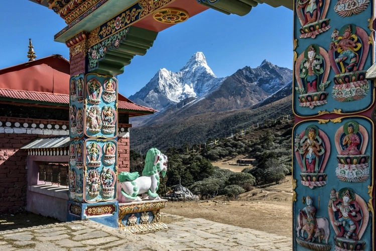 Blick auf die Ama Dablam von Tengpoche