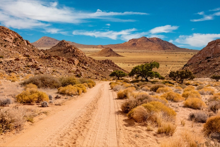 Straßenlandschaft Namibias