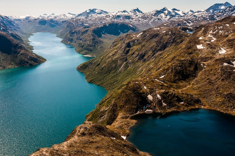 Gjende-Bergsee, Jotunheimen in Norwegen