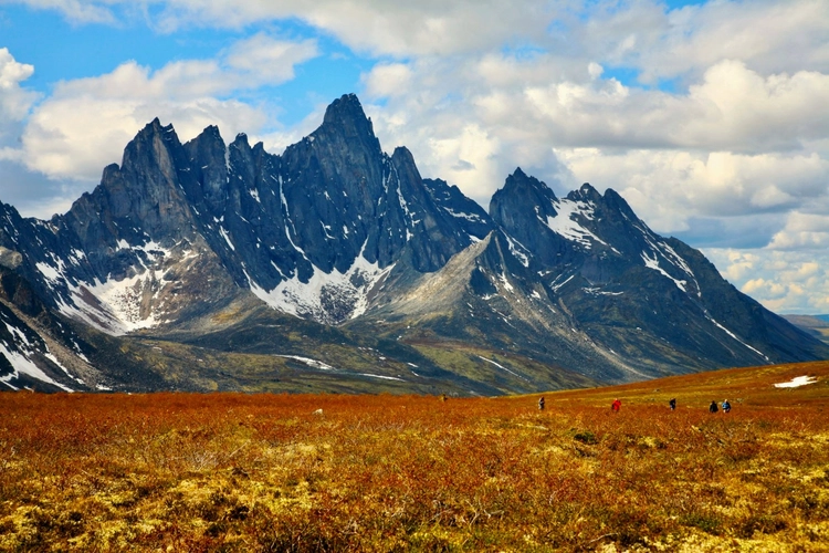 Gipfel der Tombstone Range