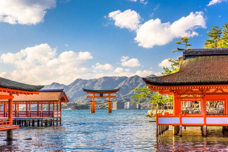 Schrein-Insel Miyajima in Hiroshima