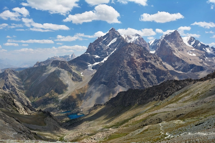 Blick vom Alaudin-Pass auf den Alaudin-See