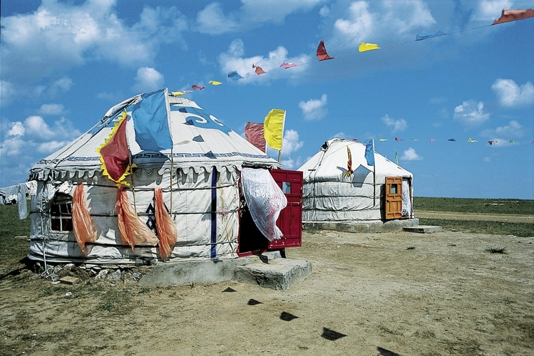 Yurtenlager bei Hohot in der Inneren Mongolei 2