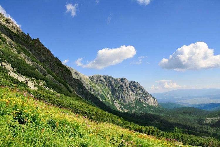 Sonnenschein in der Tatra