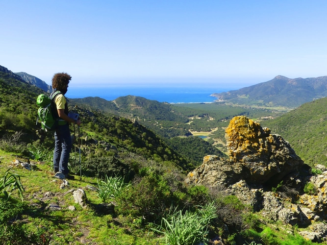 Aussicht auf Punta Gennargentu