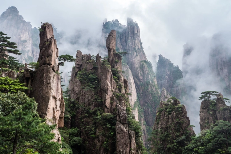 Die Nebelberge in Huangshan