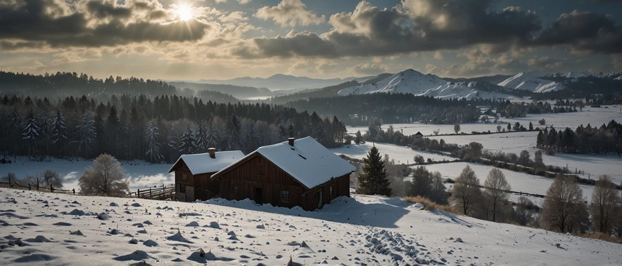 Wanderreisen im Winter in Georgien