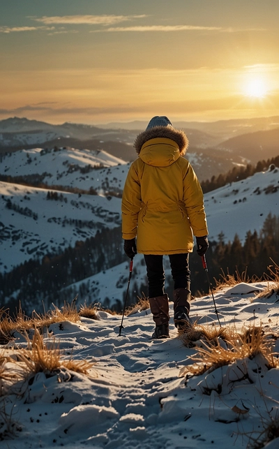 Wanderreisen im Winter in Georgien