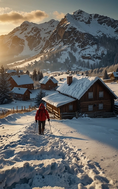 Wanderreisen im Winter in Rumänien