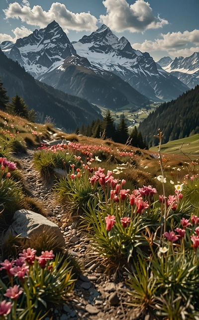 Wanderreisen im April in Frankreich