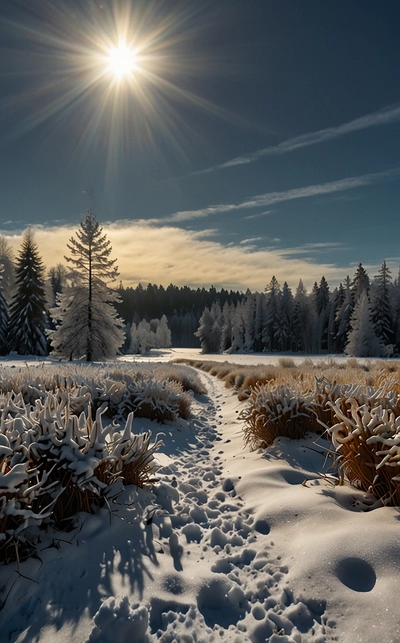 Wanderreisen im Februar in Finnland
