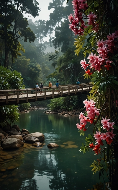 Wanderreisen im Frühling in Malaysia