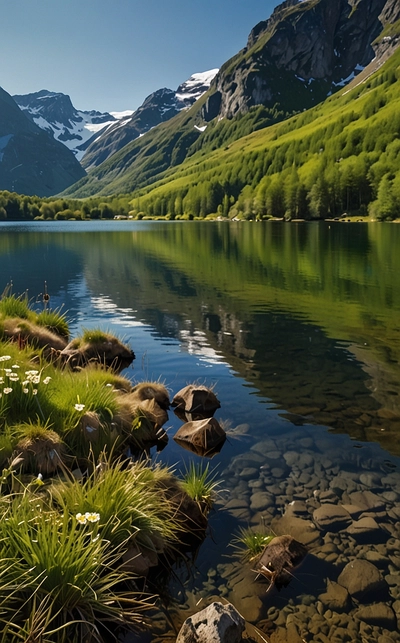 Wanderreisen im Frühling in Norwegen