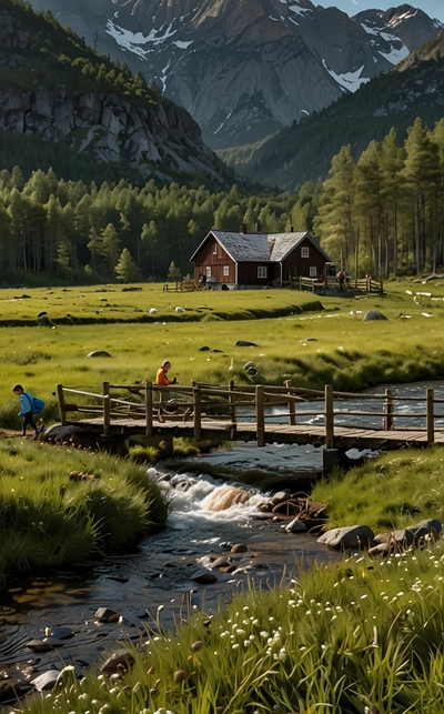 Wanderreisen im Frühling in Norwegen