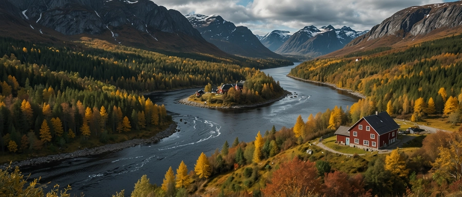 Wanderreisen im Herbst in Norwegen