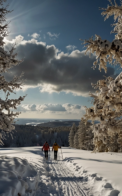 Wanderreisen im März in Schweden
