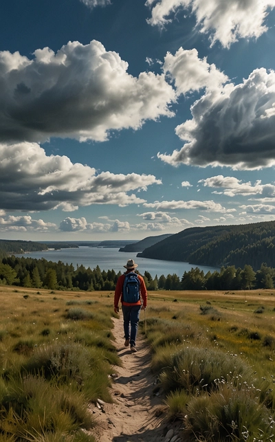 Wanderreisen im Sommer in Schweden