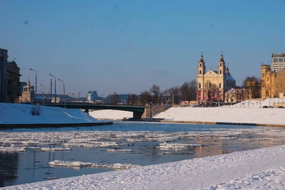Vilnius Stadtpanorama im Winter - OÜ RattaReisid