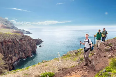 Wanderer auf der Ponta de São Lourenço - Klaus Hoffmann