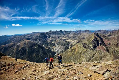 Wanderer im Hochgebirge - Andorra Turisme, SAU - © Andorra Turisme, SAU