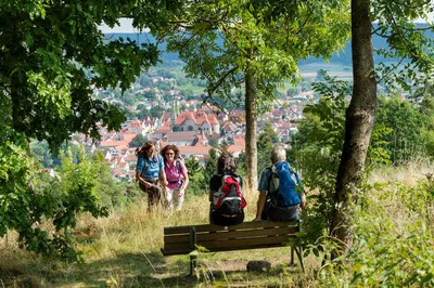 Wanderer oberhalb von Beilngries - Stadt Beilngries - © Stadt Beilngries