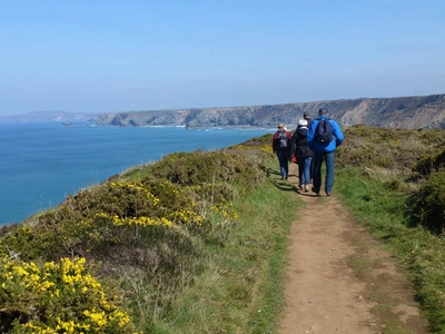 Wandern in den Dünen von Gwithian - Monika Merkert