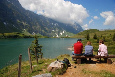 Wanderpause am Trübsee - Gerd Thiel