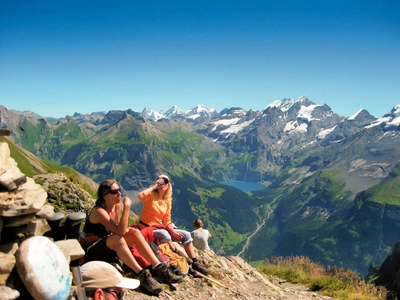 Wanderpause auf dem Bärentrek - Freia Quass