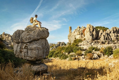 Wanderung im Naturschutzgebiet Torcal - Paolo Corazza - © Paolo Corazza / Adobe.com